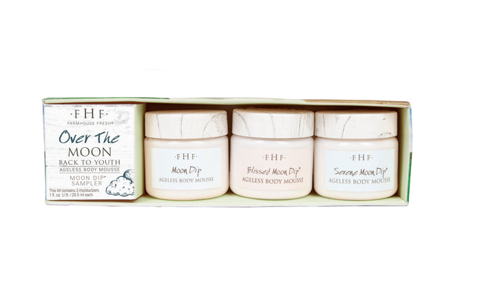 Farmhouse Fresh Over The Moon – Moon Dip® Body Mousse Sampler