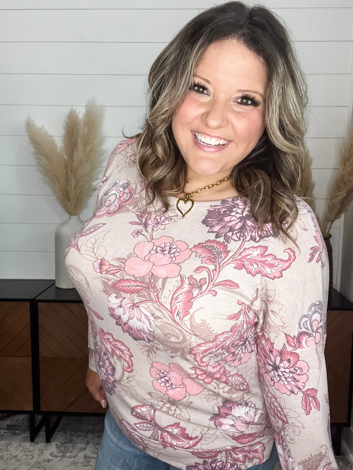 Dear Scarlett "Atlanta" Floral Long Sleeve Weekender