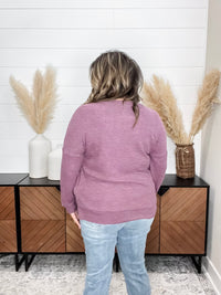 Dear Scarlett "Got It" Long Sleeve Weekender (Mauve)