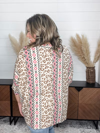 Dear Scarlett "Back At It" Short Sleeve Dolman with Cuff and Collar