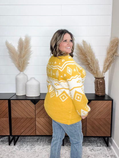 "Honey" Long Sleeve Sweater