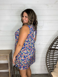 Dear Scarlett "Snapper' Sleeveless Split Neck Dress with Pockets