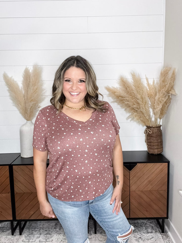 "Wallace" Short Sleeve V Neck