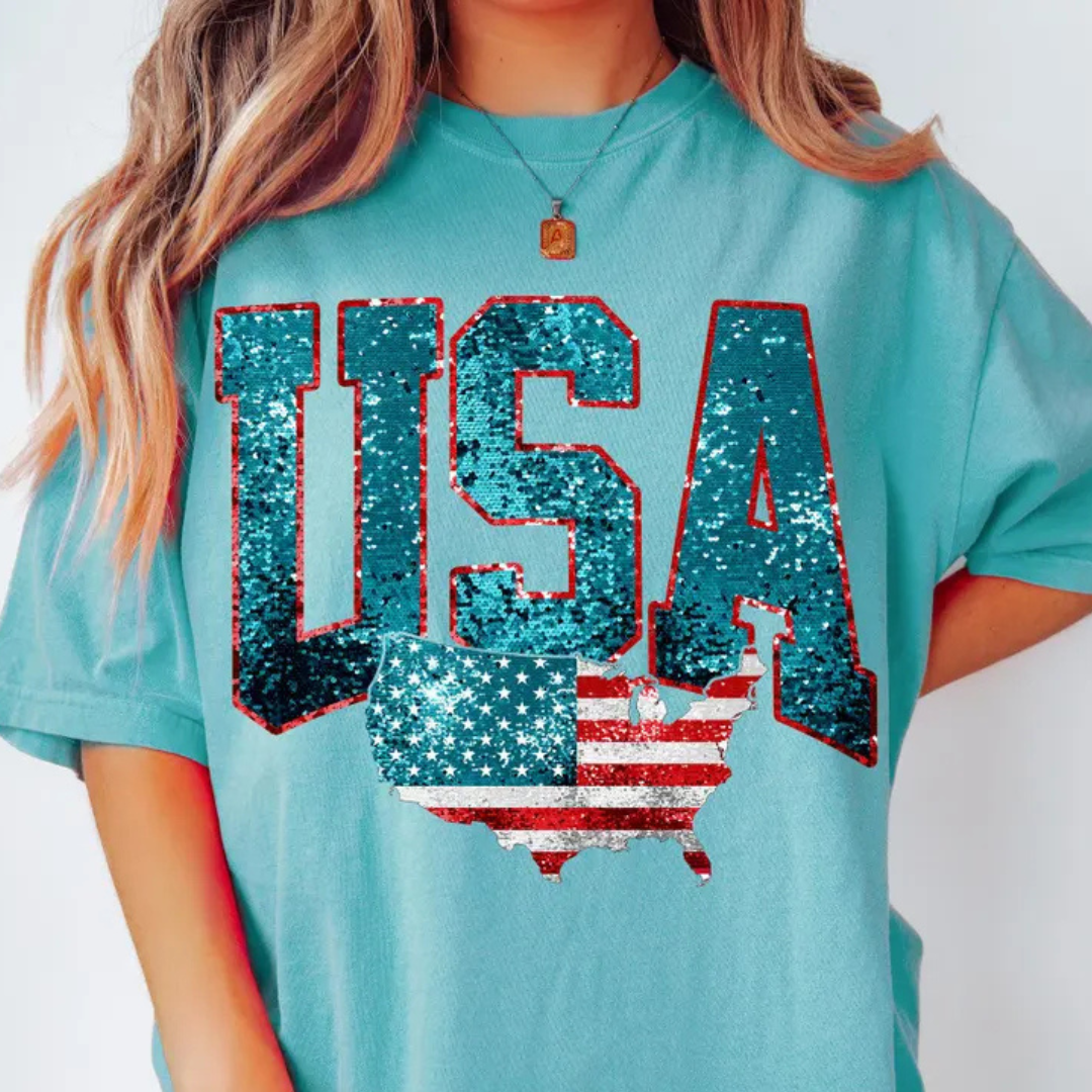 Usa faux sequin