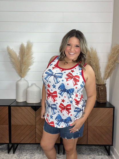 "Bows and Stars" Tank Top