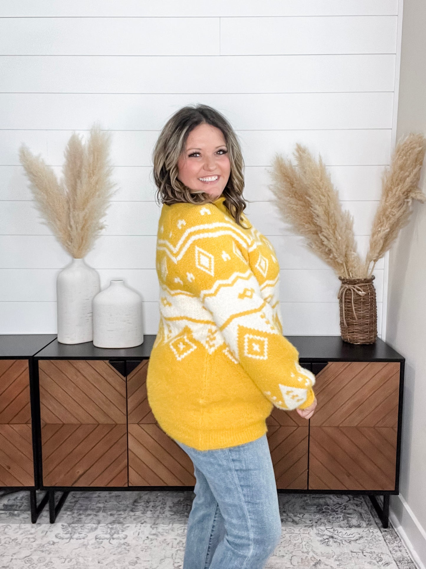 "Honey" Long Sleeve Sweater