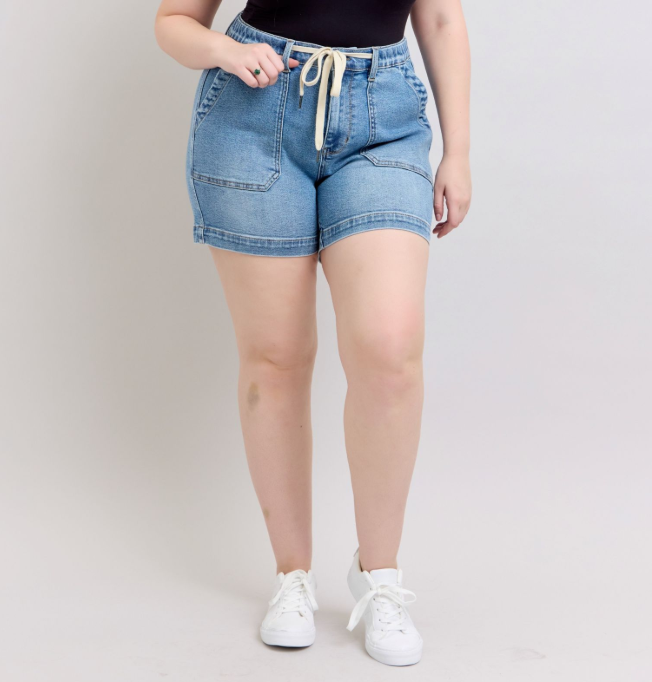 Judy Blue "Hey Stranger" Jogger Shorts