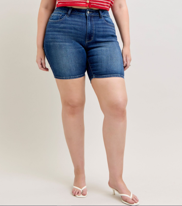 Judy Blue "Eternity" Bermuda Jean Shorts