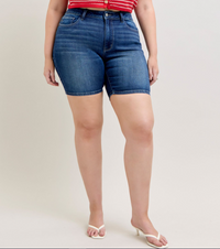 Judy Blue "Eternity" Bermuda Jean Shorts