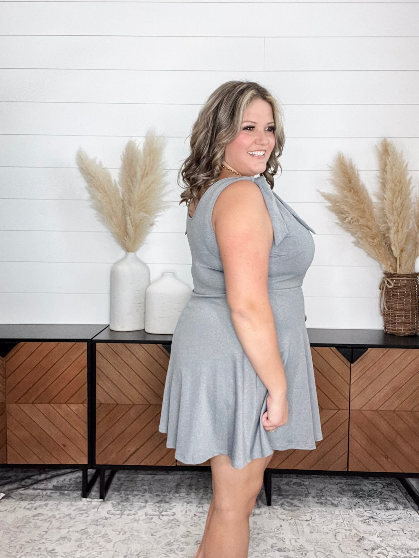 "Grayson" Tank Wrap Front Dress with Shorts