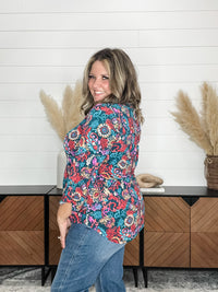 Dear Scarlett "Cricket" 3/4 Sleeve Split Neck