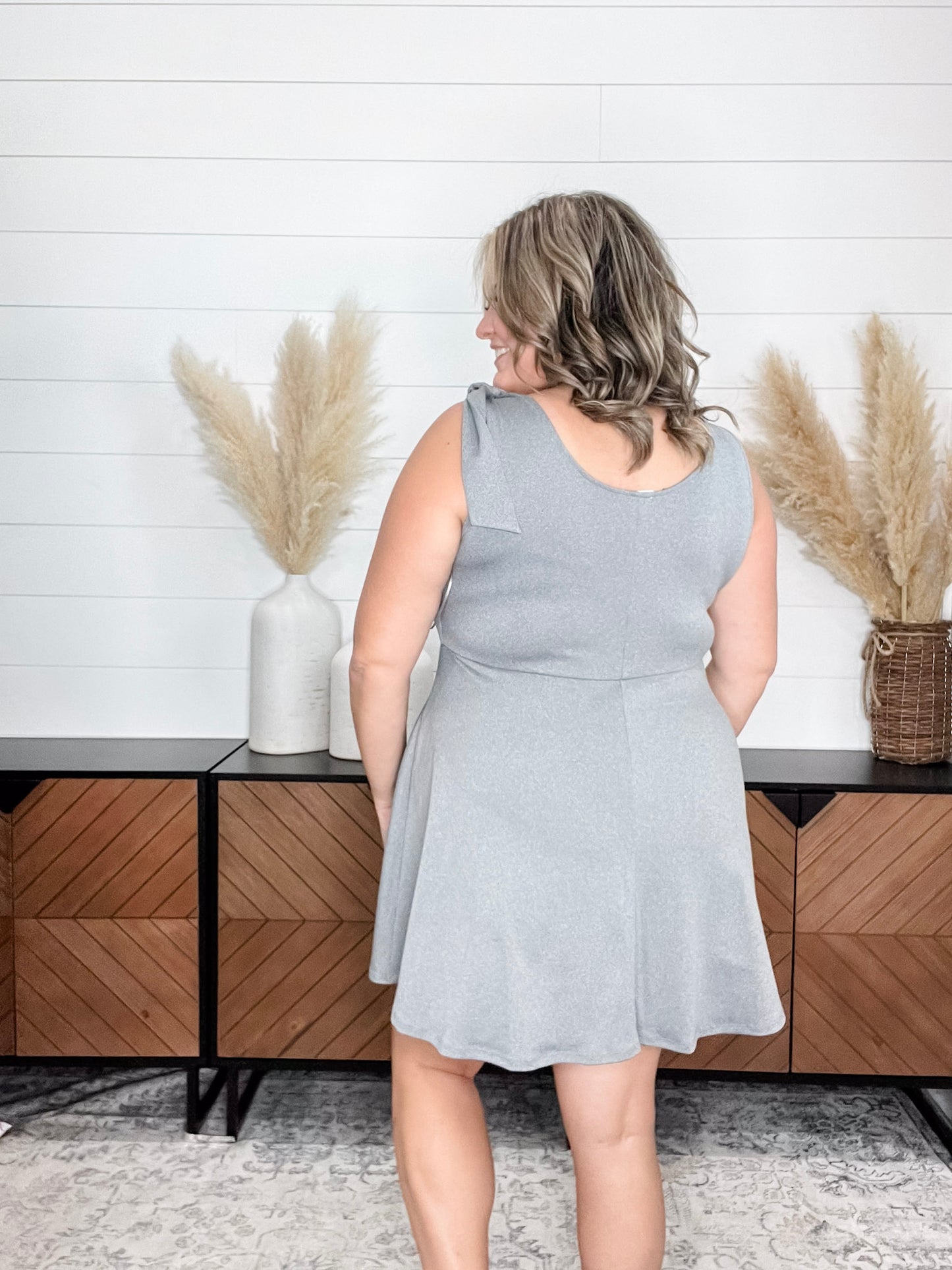 "Grayson" Tank Wrap Front Dress with Shorts