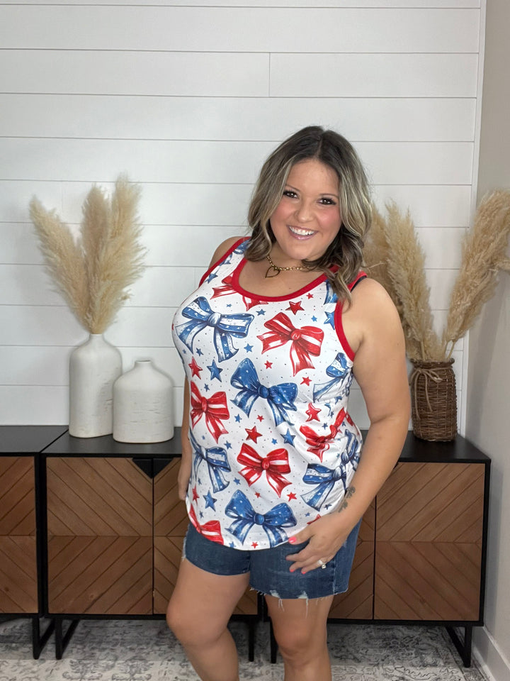 "Bows and Stars" Tank Top