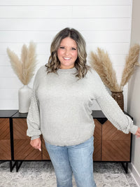 "Haze" Pearl Embellished Long Sleeve