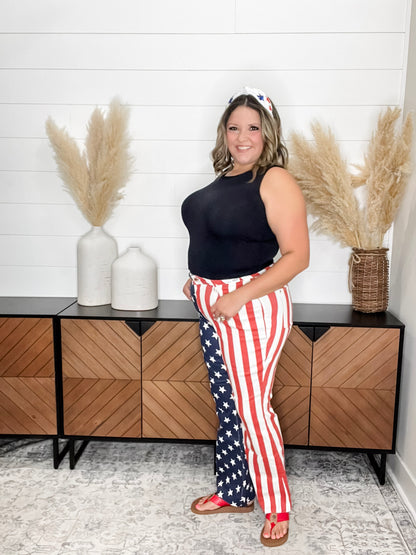 Judy Blue American Flag Flares