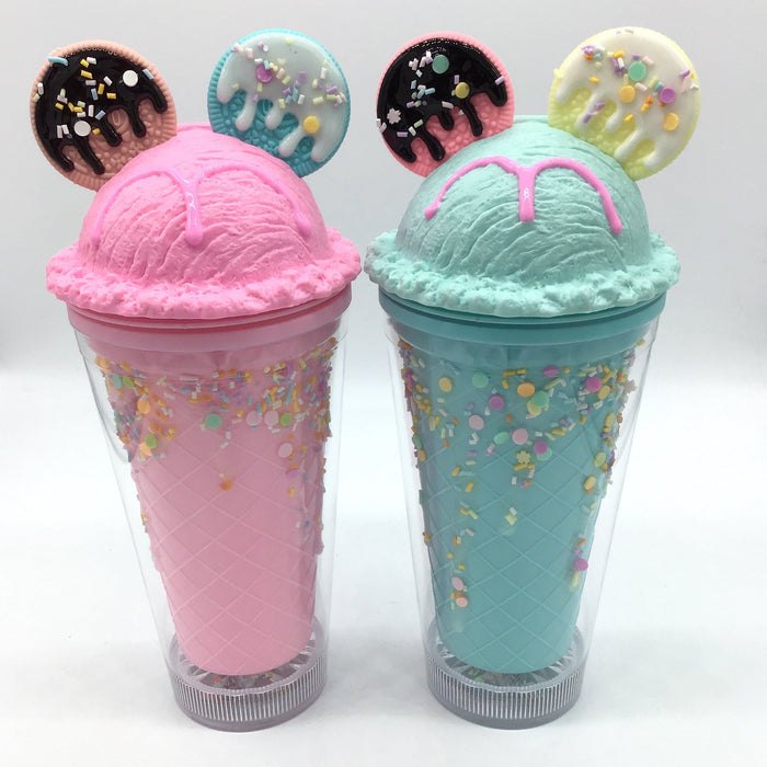 16 Ounce Milkshake Mouse Lighted Tumblers (Multiple Colors)