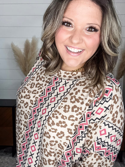 "Back At It" Short Sleeve Dolman with Cuff and Collar
