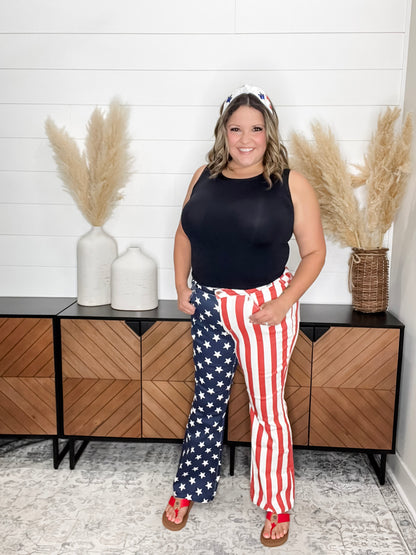 Judy Blue American Flag Flares