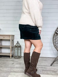 Judy Blue Emerald City Corduroy Skirt