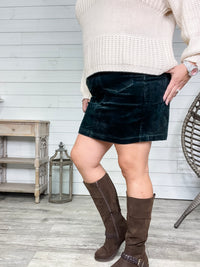 Judy Blue Emerald City Corduroy Skirt