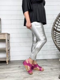 YMI hyperstretch Metallic Skinny (Silver)