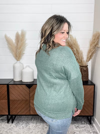 Dear Scarlett "Hopeful" Long Sleeve Weekender (Olive)