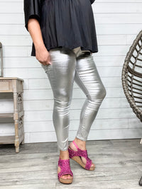 YMI hyperstretch Metallic Skinny (Silver)