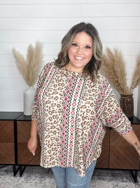 Dear Scarlett "Back At It" Short Sleeve Dolman with Cuff and Collar