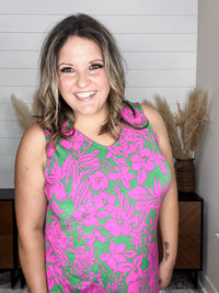Dear Scarlett "Harvard" U Neck Tank Top