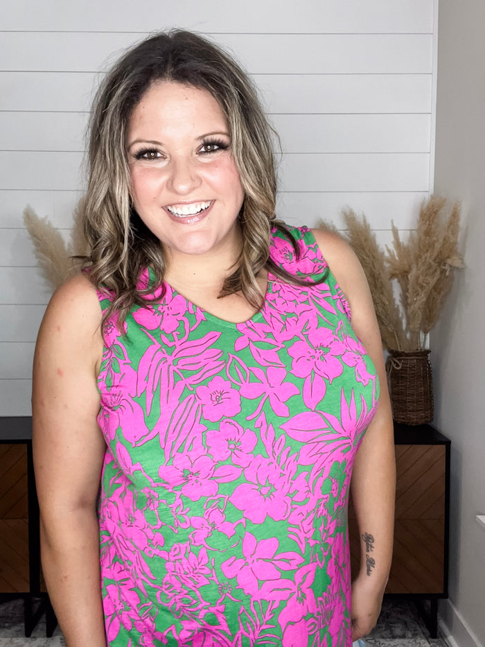 Dear Scarlett "Harvard" U Neck Tank Top