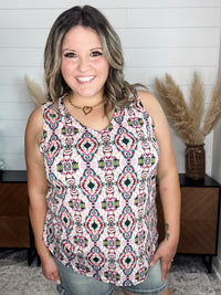 Dear Scarlett "Yale" U Neck Tank Top