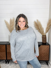 "In Every Color" Long Sleeve Round Neck (Heather Grey)