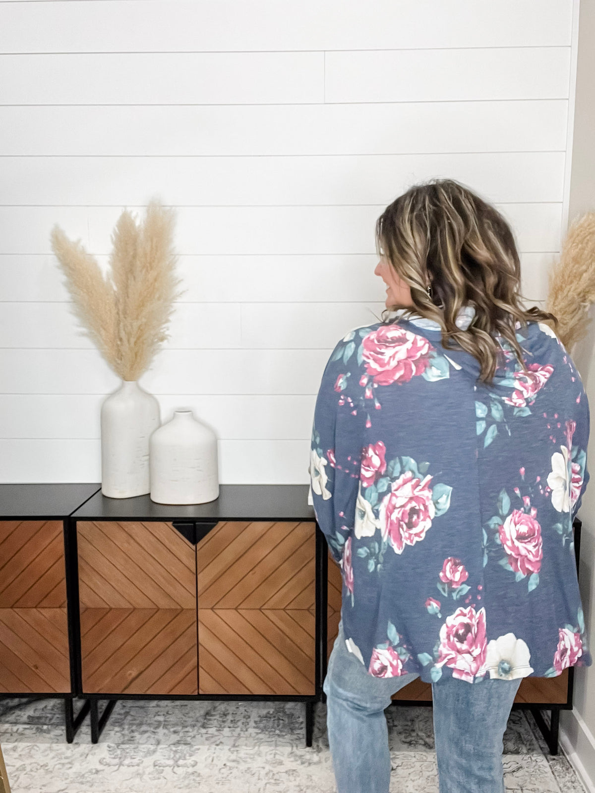 Dear Scarlett "Kody" Floral Weekender Style Hoodie