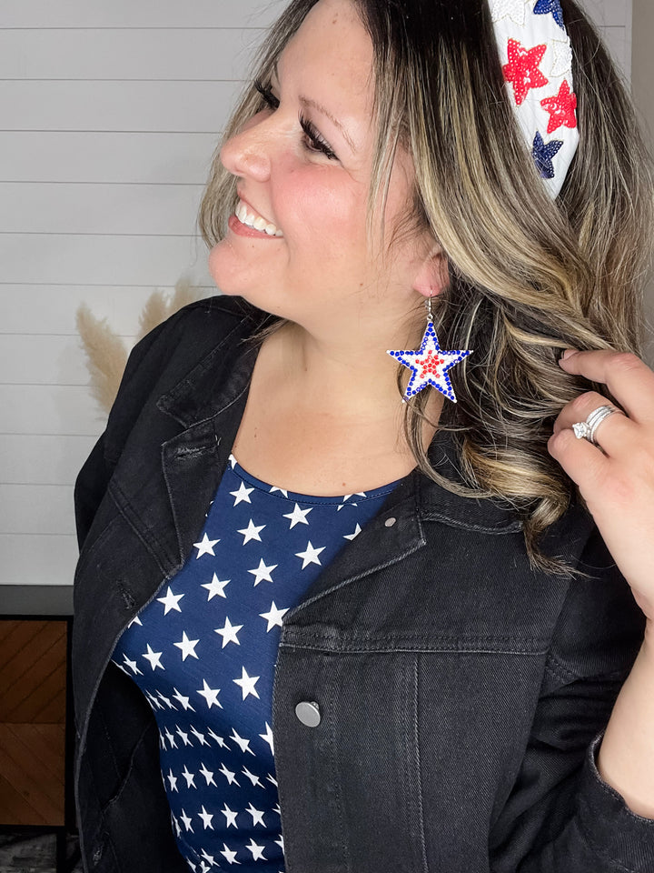 Star Dangle Earrings
