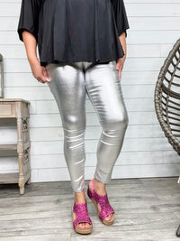 YMI hyperstretch Metallic Skinny (Silver)