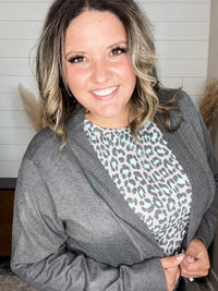 Dear Scarlett "This Time Around" Cardigan (Charcoal)