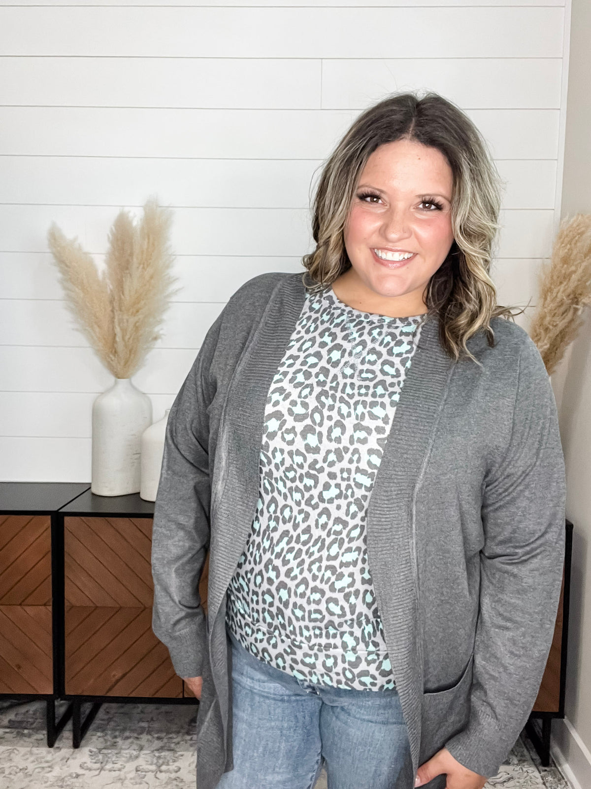 Dear Scarlett "This Time Around" Cardigan (Charcoal)