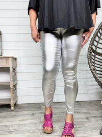 YMI hyperstretch Metallic Skinny (Silver)