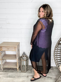 "Sheer Elegance" Long Sleeve Cover Up (Multiple Colors)