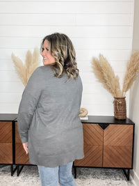 Dear Scarlett "This Time Around" Cardigan (Charcoal)