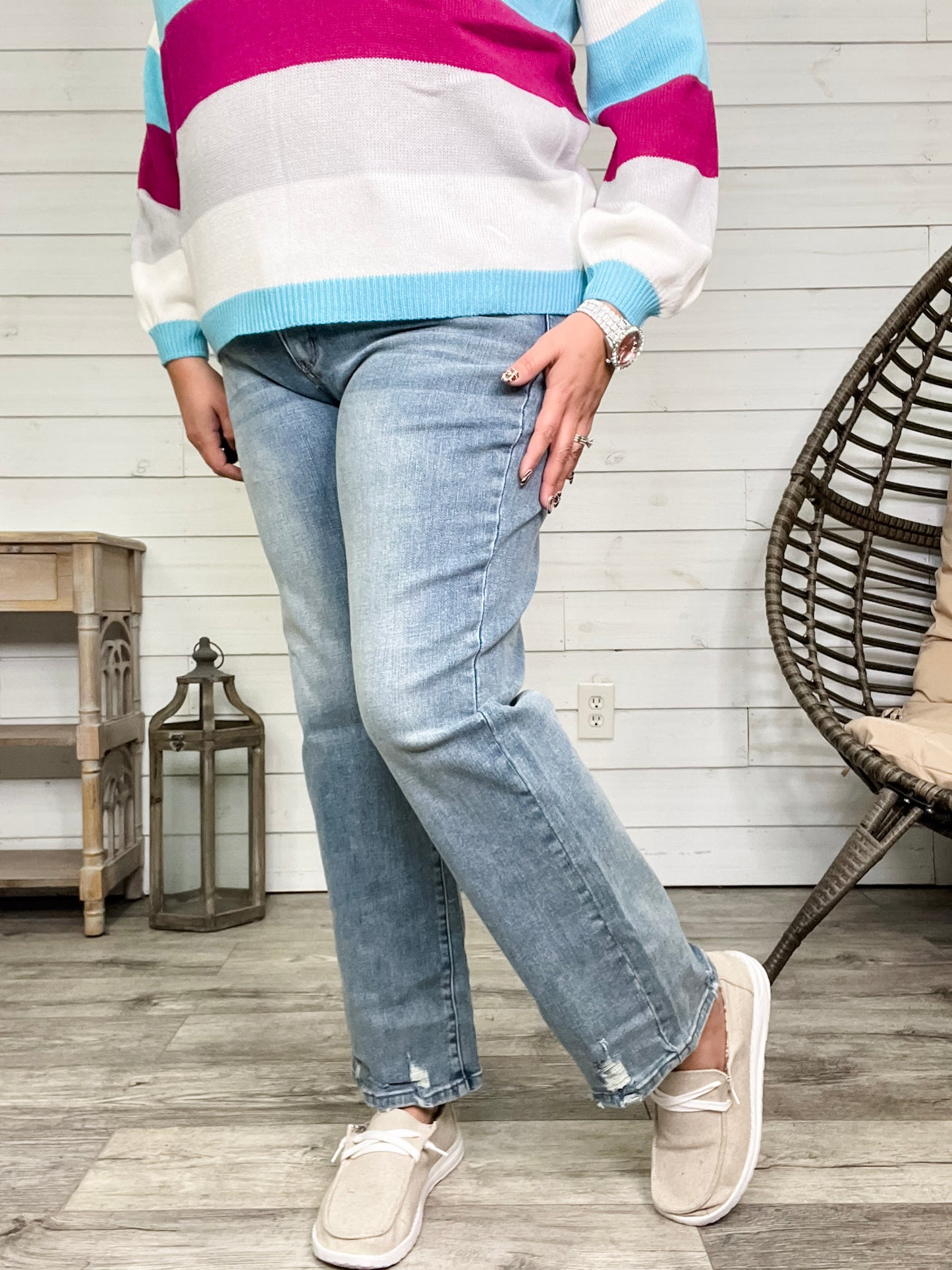 Judy Blue "Put A Spell On You" Straight Leg Jeans