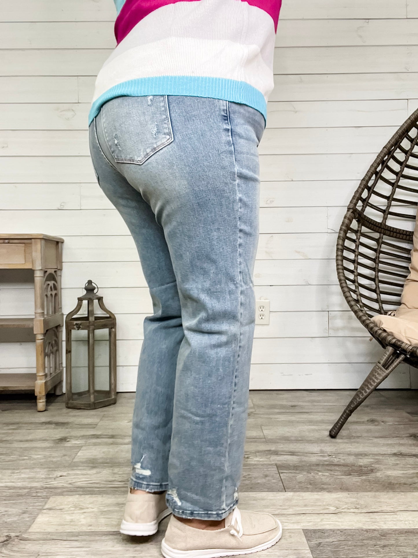 Judy Blue "Put A Spell On You" Straight Leg Jeans