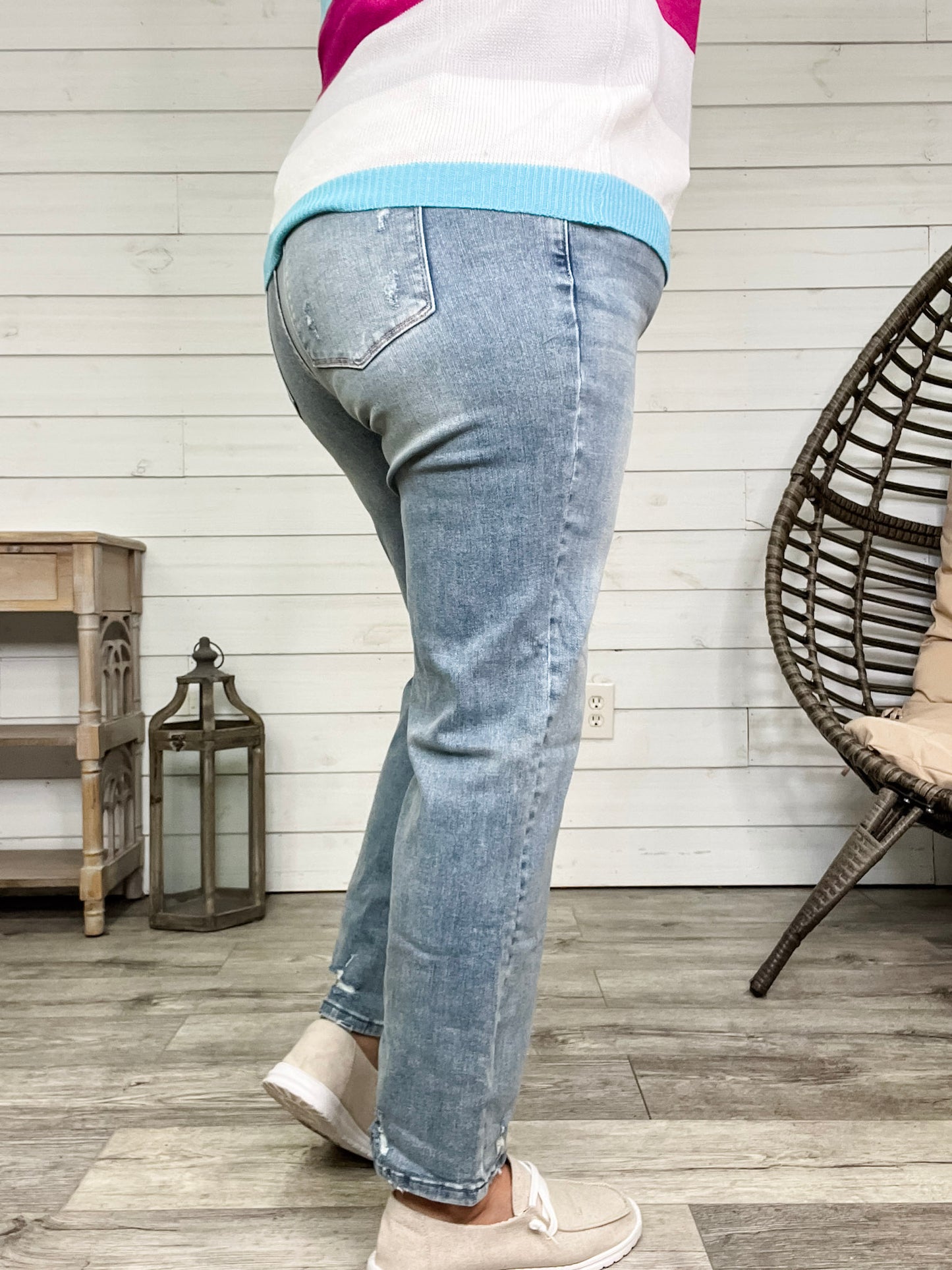 Judy Blue "Put A Spell On You" Straight Leg Jeans