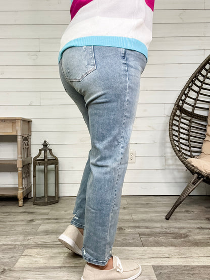 Judy Blue "Put A Spell On You" Straight Leg Jeans