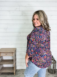 "Falcon" 3/4 Sleeve Split Neck