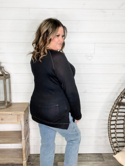 "Yup Thats The One" Long Sleeve Weekender (Black)