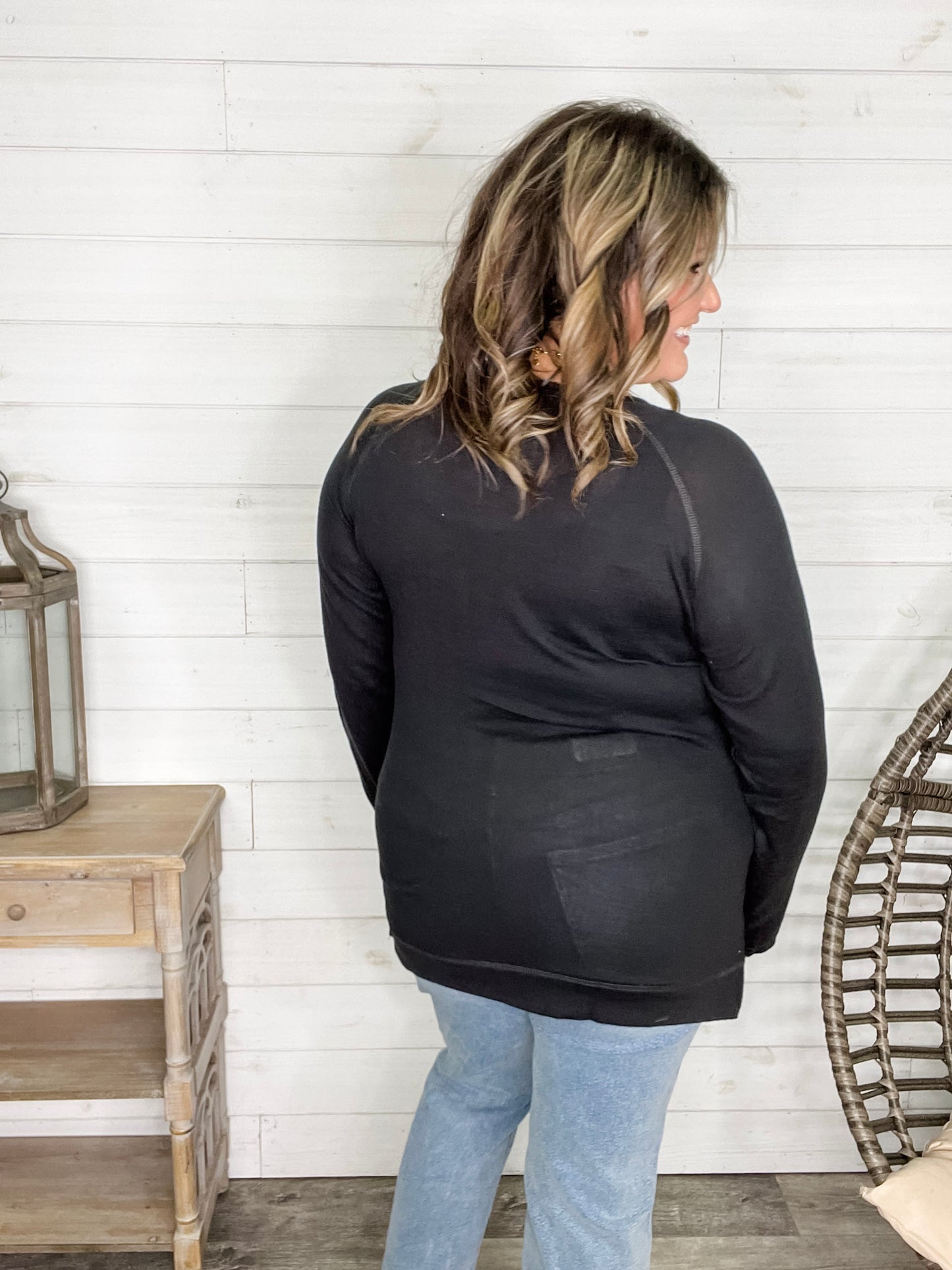 "Yup Thats The One" Long Sleeve Weekender (Black)