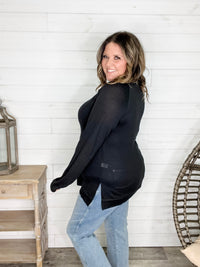 "Yup Thats The One" Long Sleeve Weekender (Black)