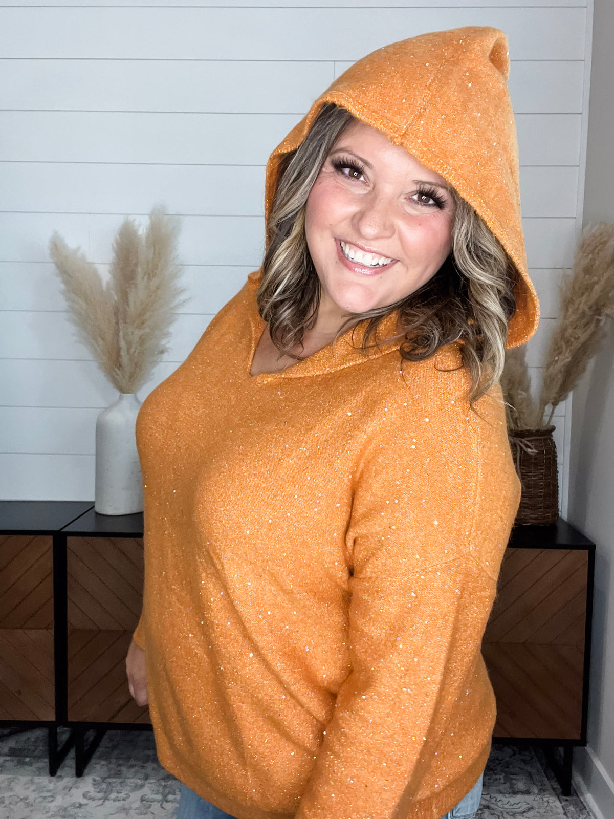 "Tennessee" Sparkle Hooded Sweater