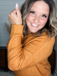 "Tennessee" Sparkle Hooded Sweater